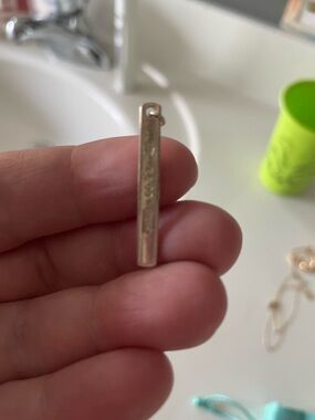 Tiffany & Co. Gold Bar Pendant Necklace